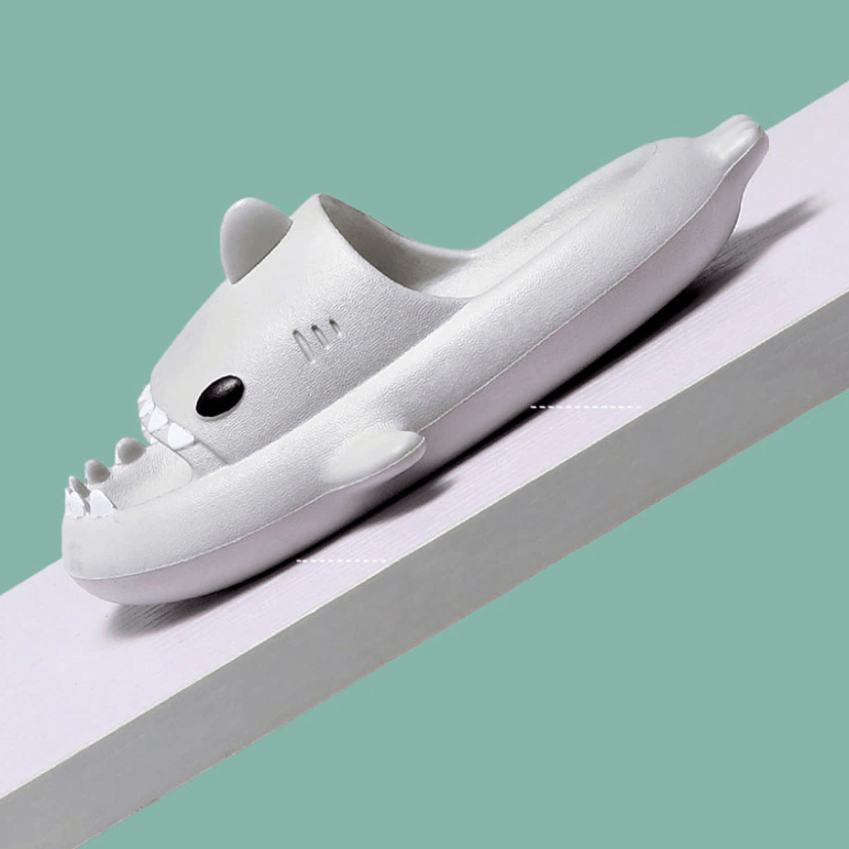 Baby and children's slippers with shark