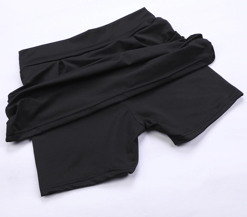 Treningsshorts med folder