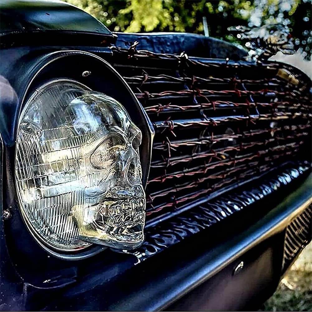Skull Headlight Covers