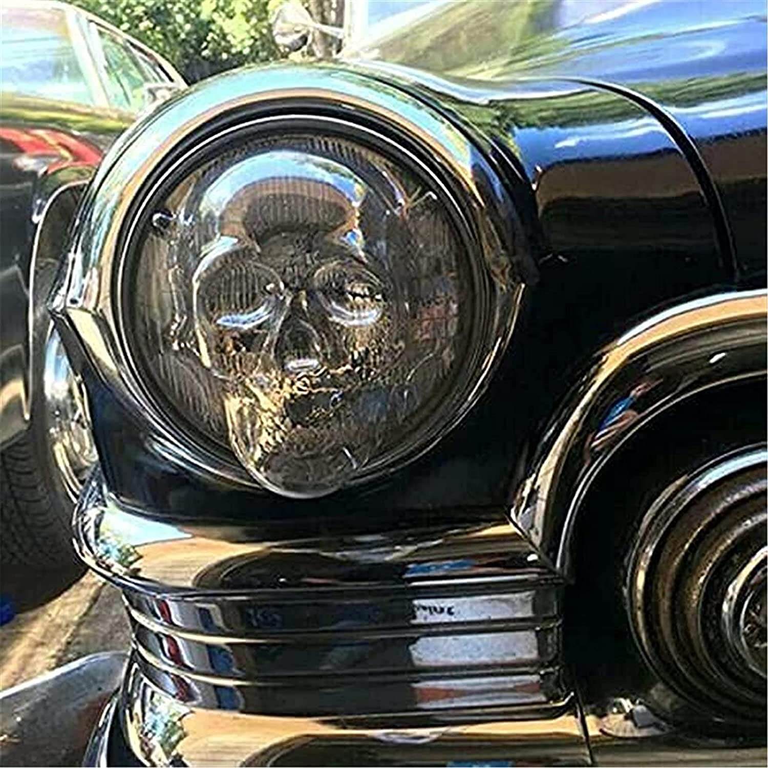 Skull Headlight Covers