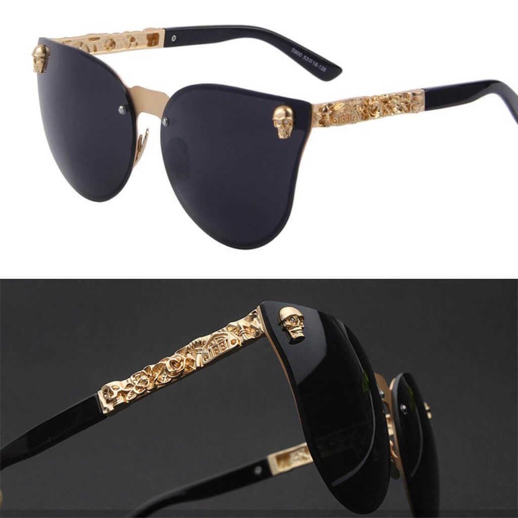 Unisex Skull Sunglasses