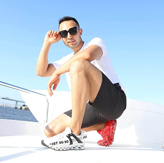 Unisex Breathable Shock Absorption Sneakers