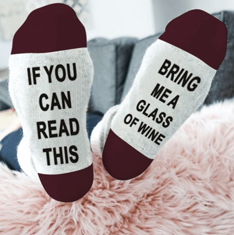 Bring Me Wine Socks