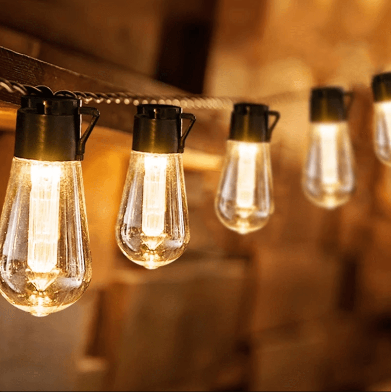 Solar Powered LED Outdoor String Lights