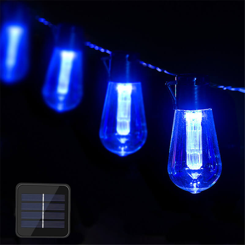 Solar Powered LED Outdoor String Lights