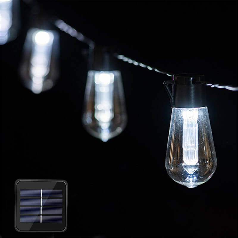 Solar Powered LED Outdoor String Lights