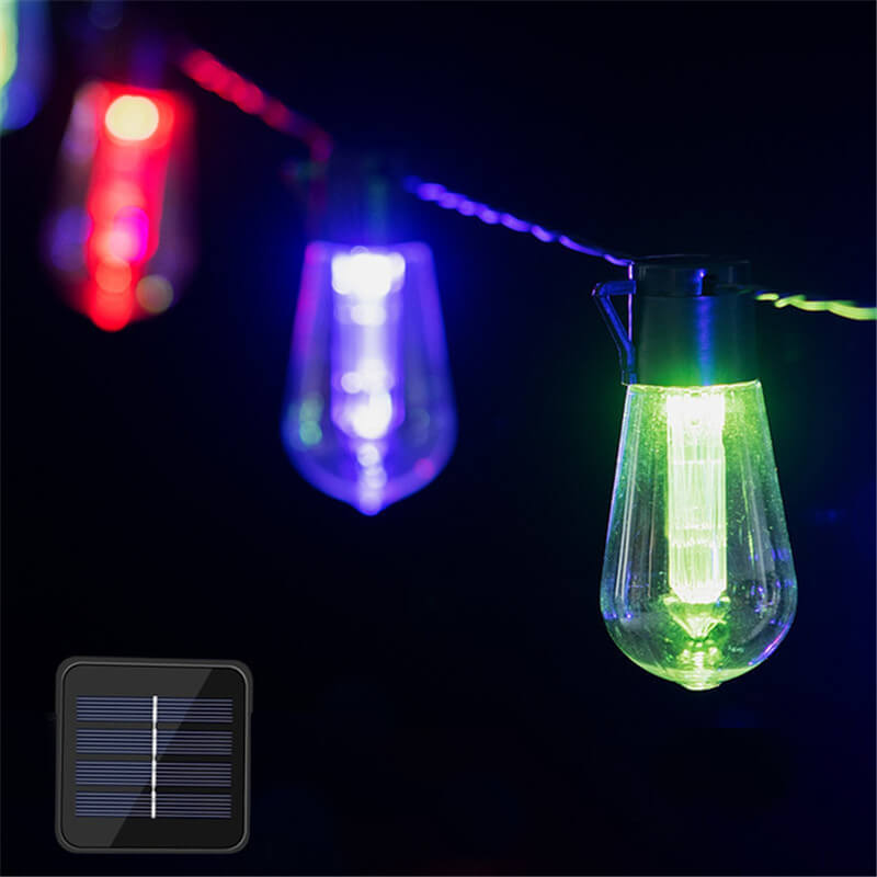 Solar Powered LED Outdoor String Lights