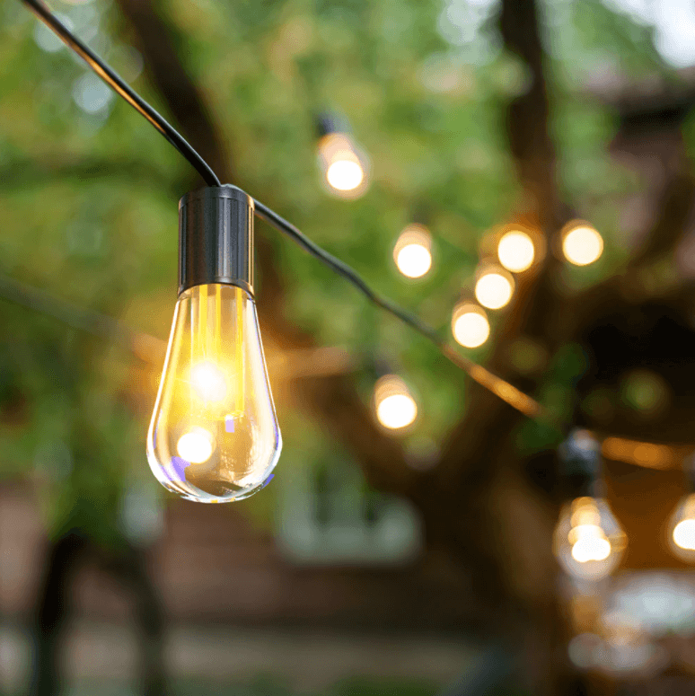 Solar Powered LED Outdoor String Lights