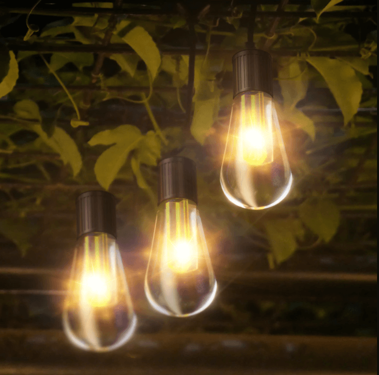 Solar Powered LED Outdoor String Lights