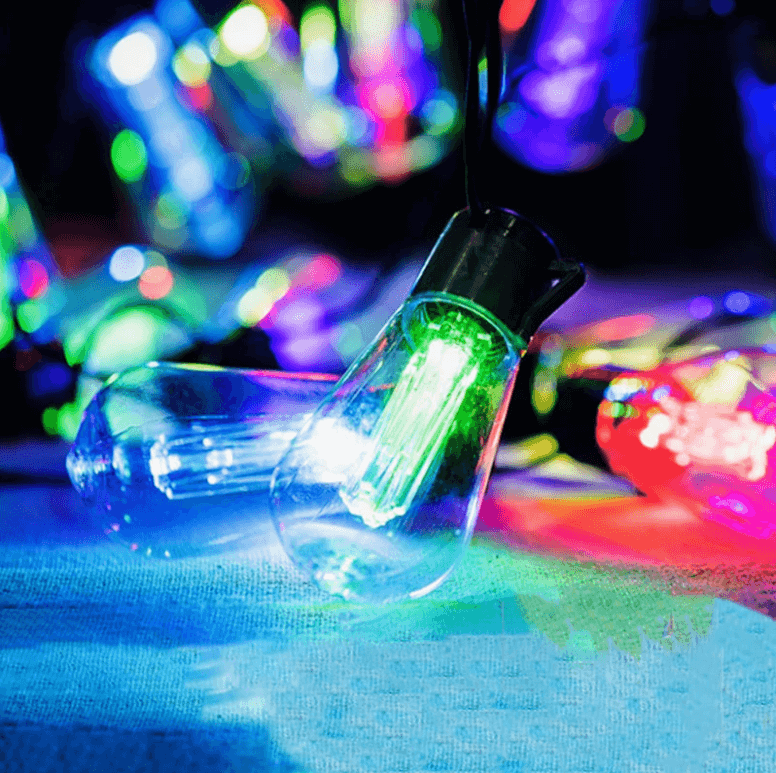 Solar Powered LED Outdoor String Lights