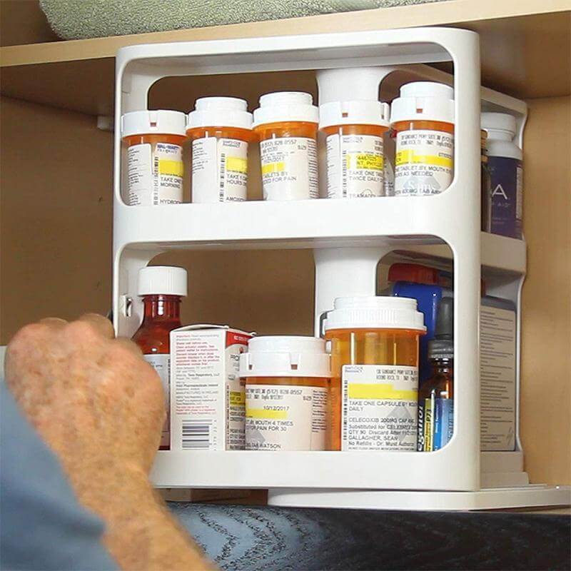 Multifunctional Rotating Storage Rack