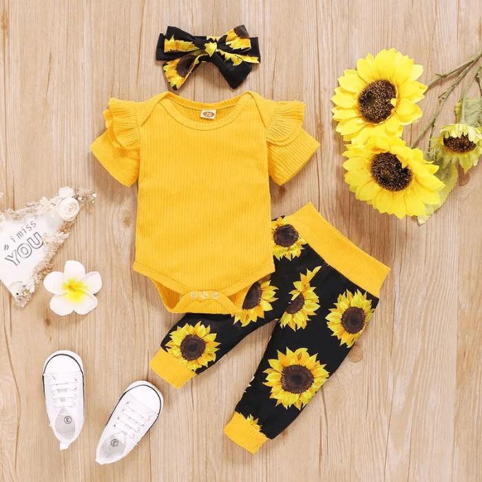 Baby sunflowers set