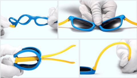 Polariserte fleksible barnesolbriller