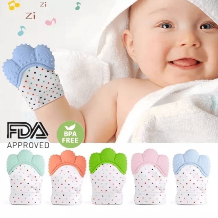 Baby teething hand