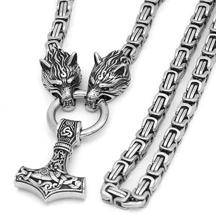 Thor Hammer Pendant Necklace