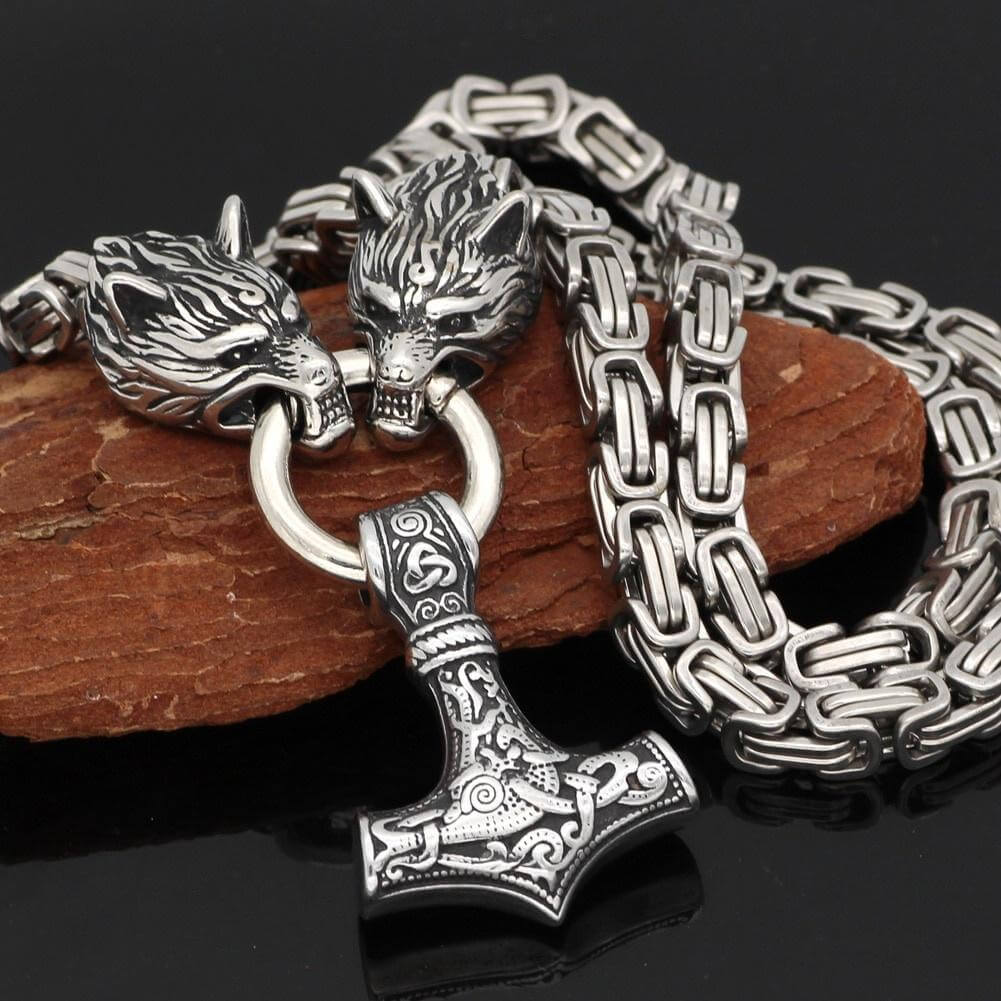 Thor Hammer Pendant Necklace