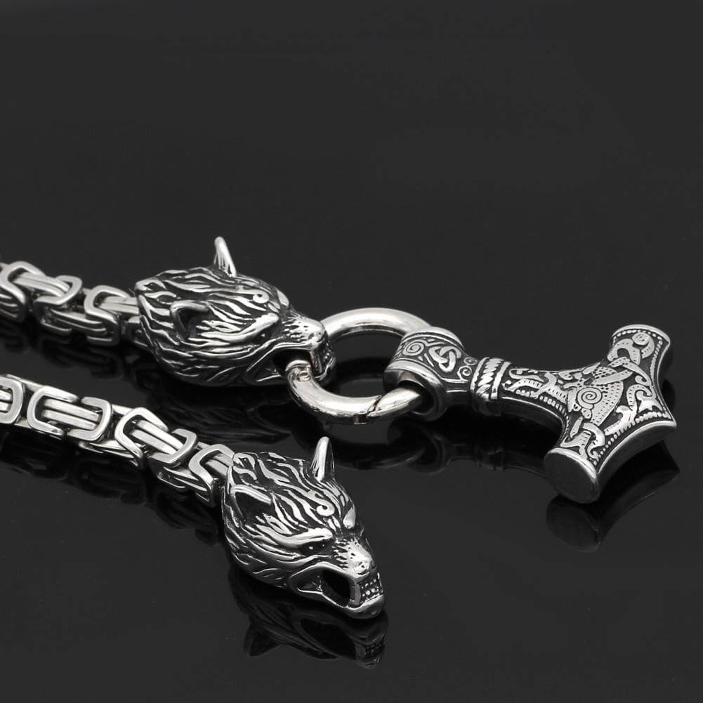 Thor Hammer Pendant Necklace