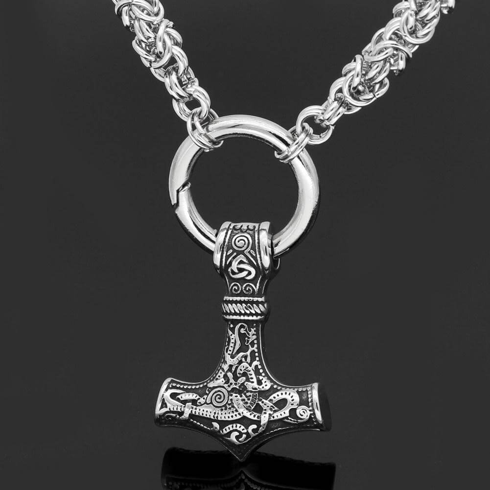 Thor Hammer Pendant Necklace