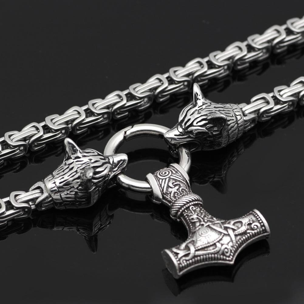 Thor Hammer Pendant Necklace