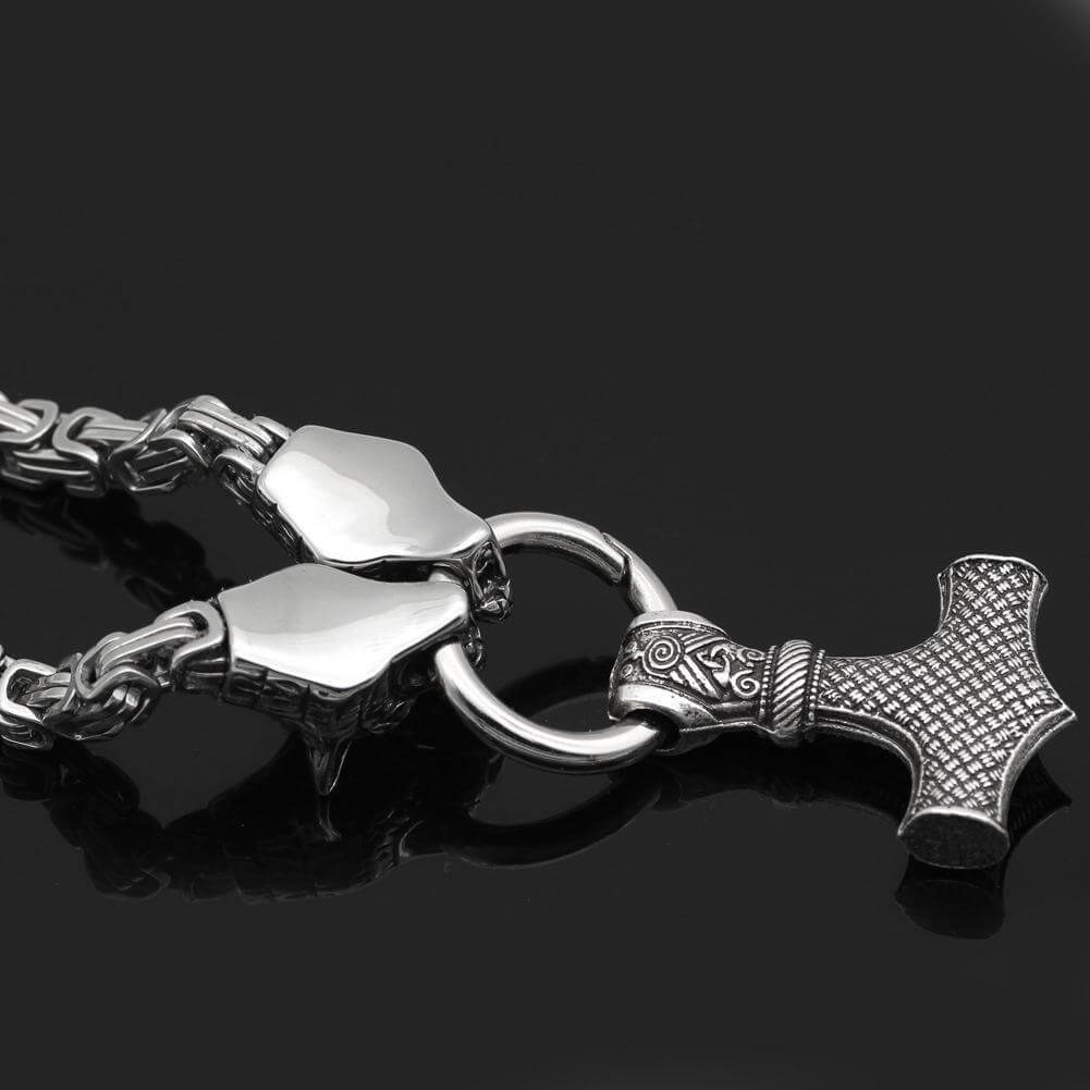 Thor Hammer Pendant Necklace