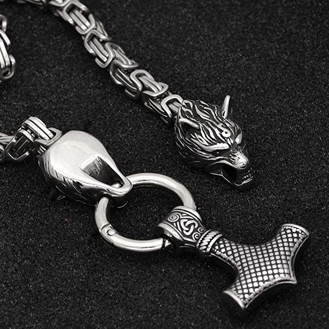 Thor Hammer Pendant Necklace