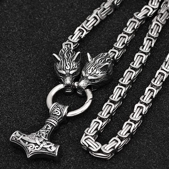 Thor Hammer Pendant Necklace