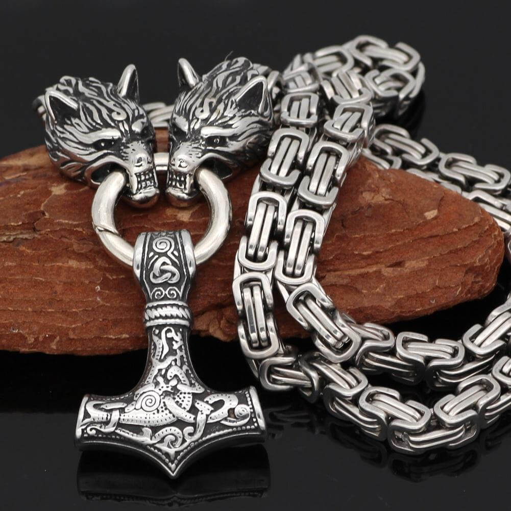 Thor Hammer Pendant Necklace