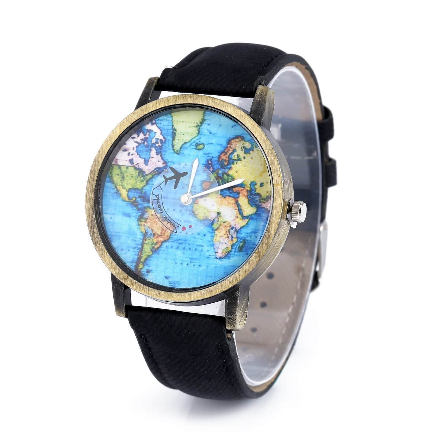 Vintage Traveler's Leather Watch