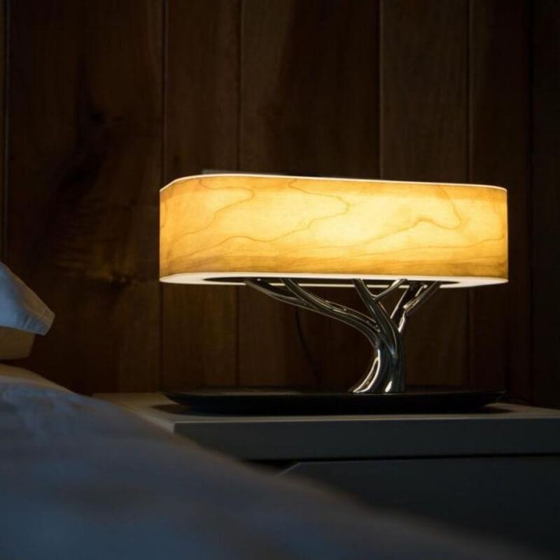 Moderne trebordlampe