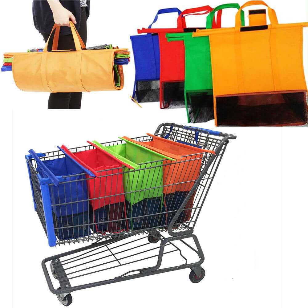Shopping Cart Trolley Bags (Set of 4)