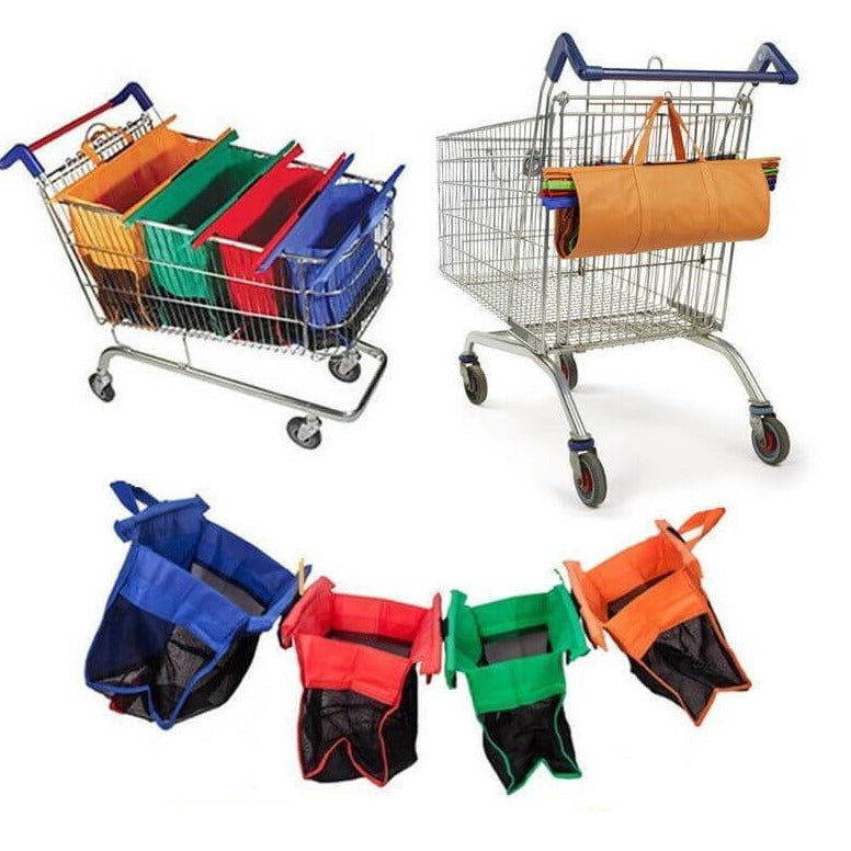 Shopping Cart Trolley Bags (Set of 4)
