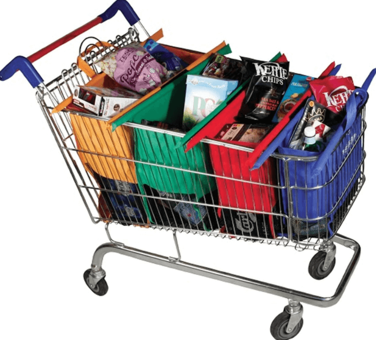 Shopping Cart Trolley Bags (Set of 4)