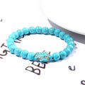 Turquoise Beaded Turtle Bracelet!