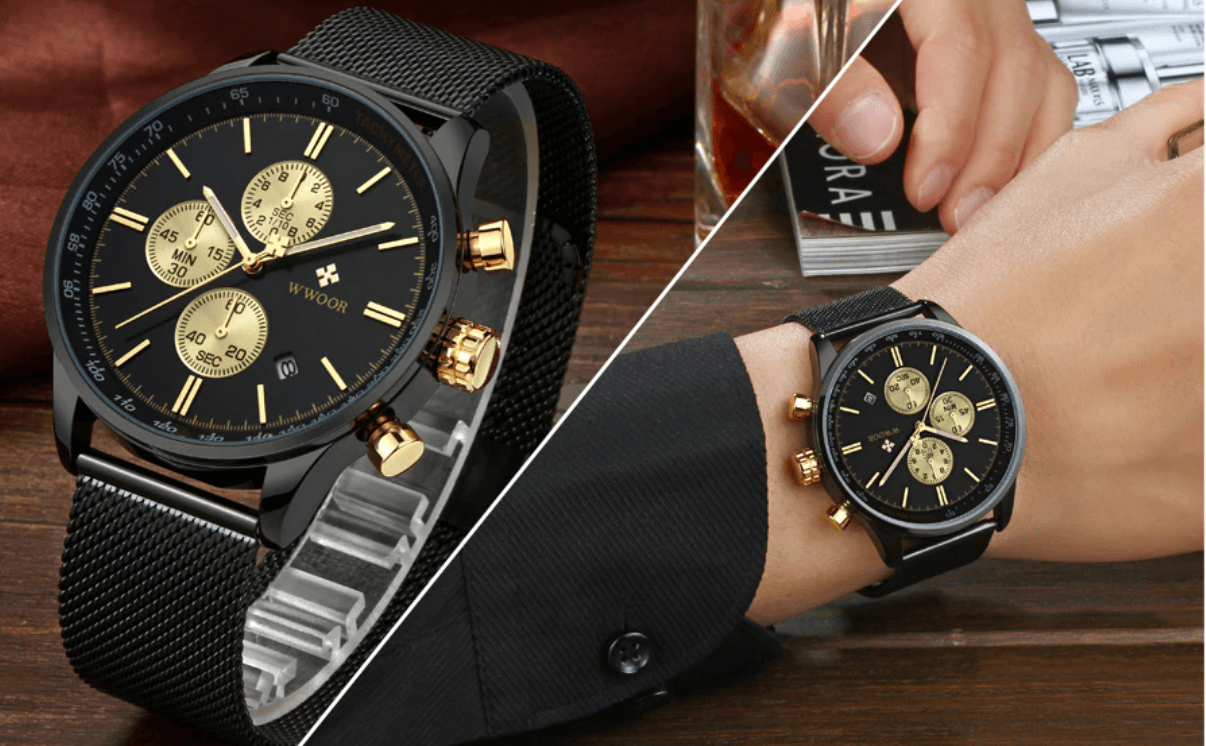 Ultra-thin Chronograph Wristwatch