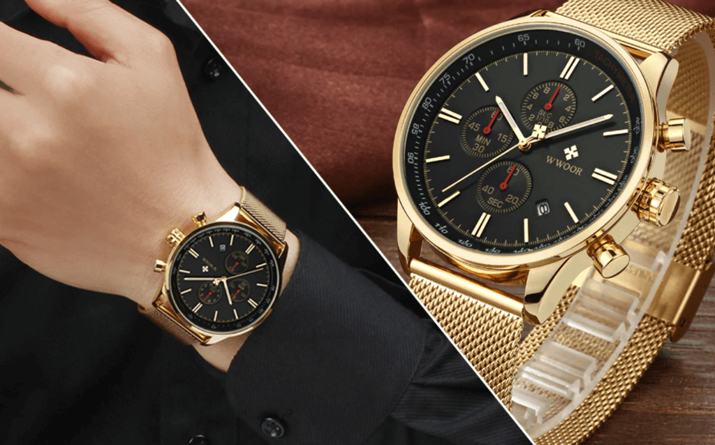 Ultra-thin Chronograph Wristwatch