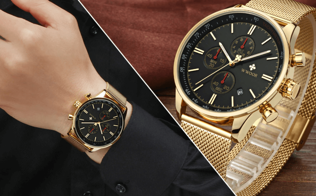 Ultra-thin Chronograph Wristwatch