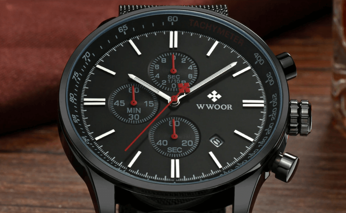 Ultra-thin Chronograph Wristwatch