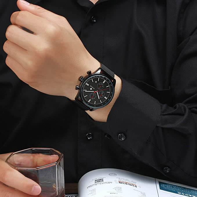 Ultra-thin Chronograph Wristwatch