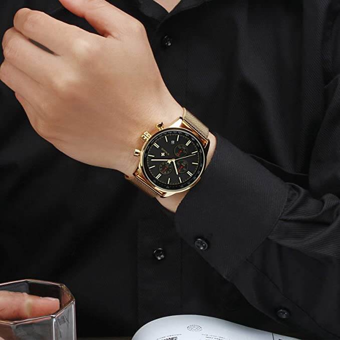 Ultra-thin Chronograph Wristwatch