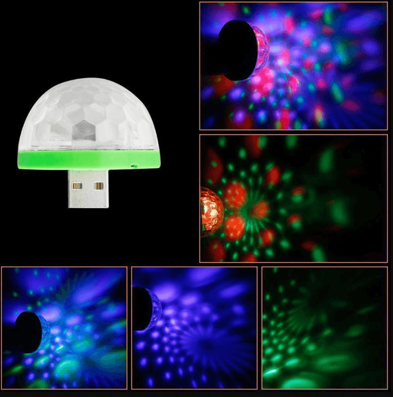Mushroom Disco Light (USB)