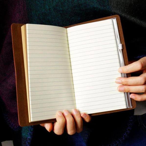 Vintage Engraved Diary