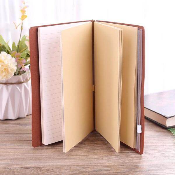 Vintage Engraved Diary