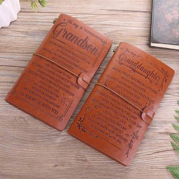 Vintage Engraved Diary