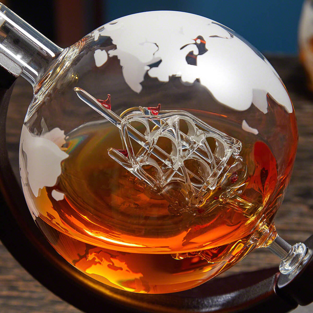 Whiskykaraffelsett "Globus"