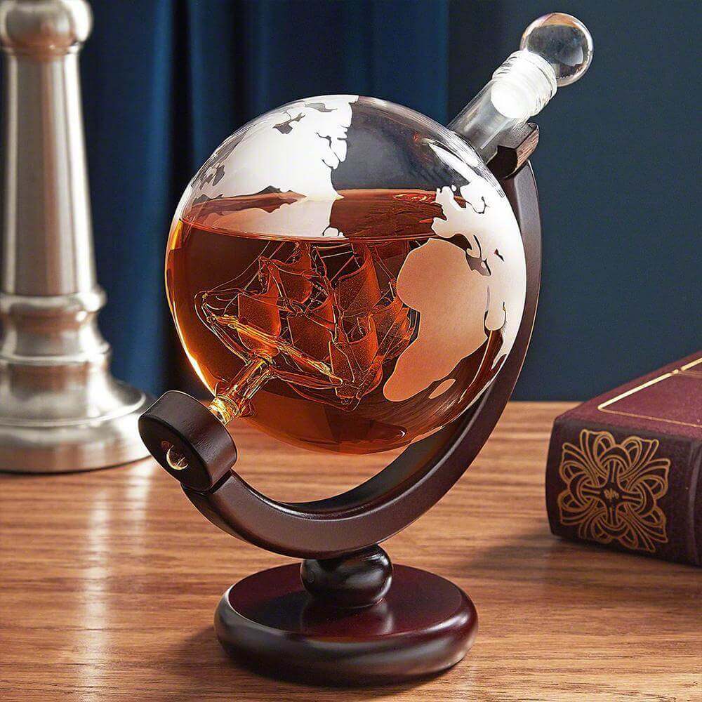 Whiskykaraffelsett "Globus"