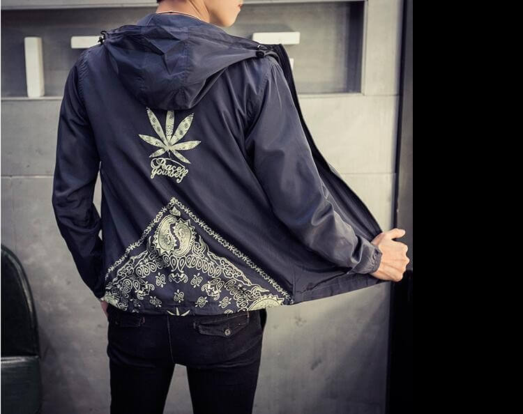 Hooded Windbreaker Jacket