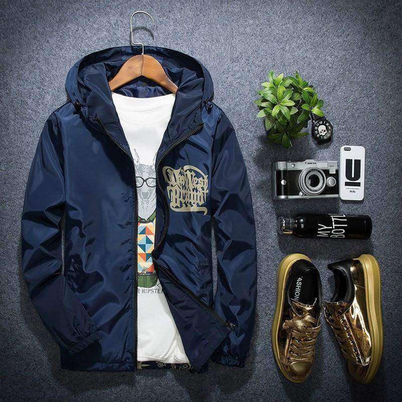 Hooded Windbreaker Jacket