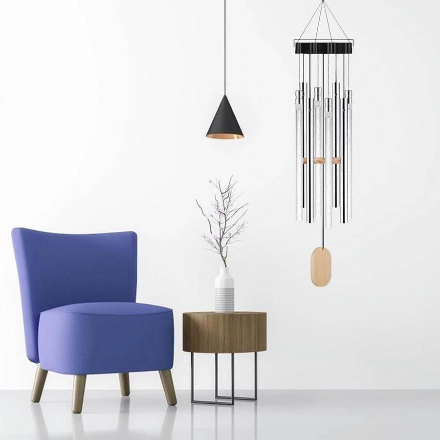Solar Powered Musical Wind Chimes