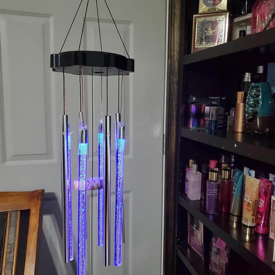 Solar Powered Musical Wind Chimes