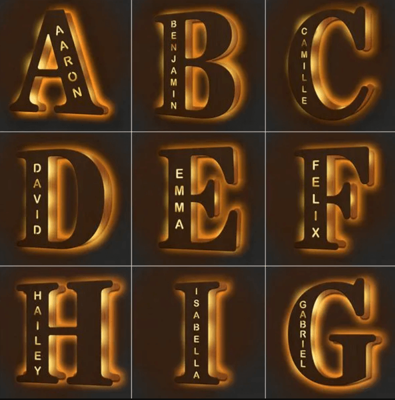 Personalized LED Night Light